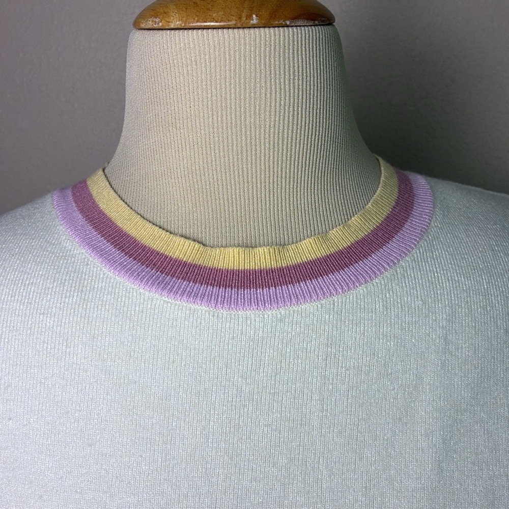 Fate Medium Colorblock Patchwork Sleeve Colorful … - image 5